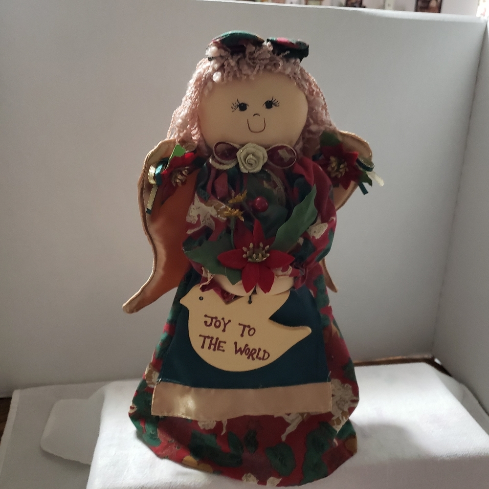Beautiful Tree Topper Angel 12" Tall